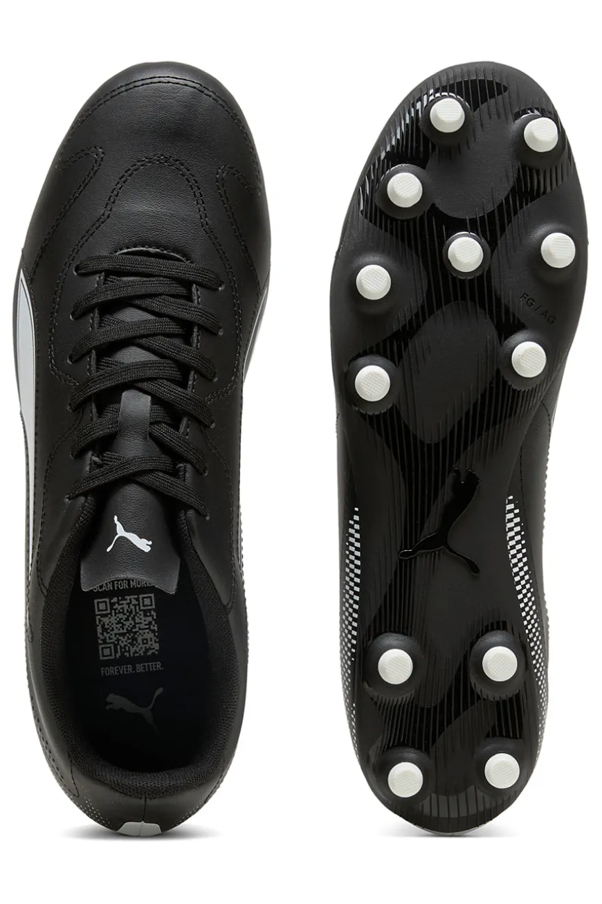 Scarpe da calcio nere con tomaia sintetica Puma Vitoria II FG/AG