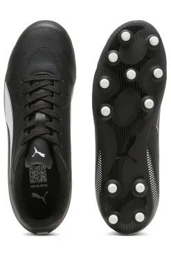 Scarpe da calcio nere per terreni naturali ed erba artificiale Puma Vitoria II FG/AG Jr