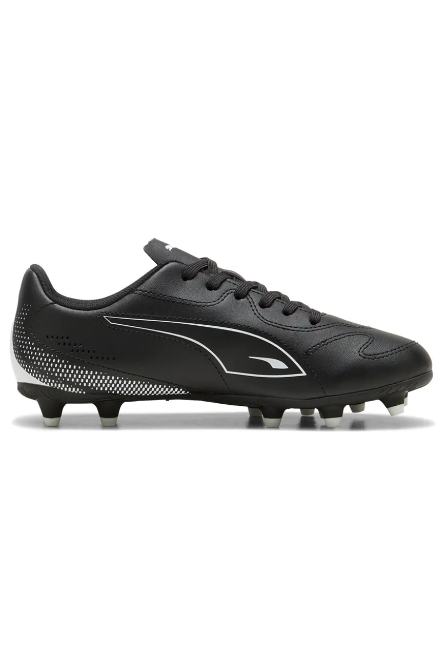 Scarpe da calcio nere per terreni naturali ed erba artificiale Puma Vitoria II FG/AG Jr
