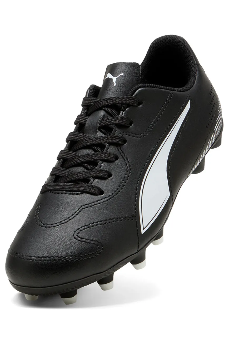 Scarpe da calcio nere per terreni naturali ed erba artificiale Puma Vitoria II FG/AG Jr
