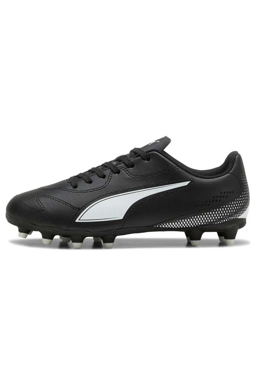 Scarpe da calcio nere per terreni naturali ed erba artificiale Puma Vitoria II FG/AG Jr