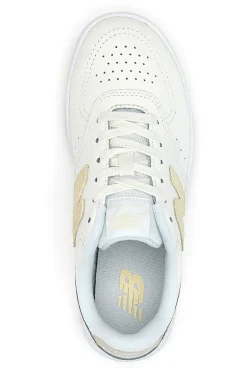 Scarpe da donna off white in pelle con logo a contrasto New balance BBW80POR