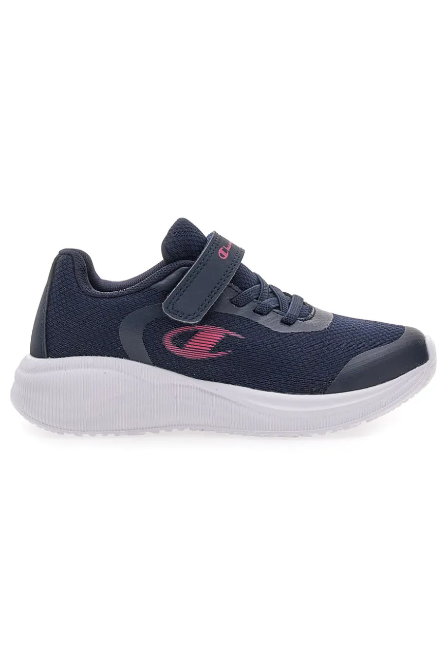 Scarpe da ginnastica blu mesh con strappo Champion Syphon Engage Mesh G PS