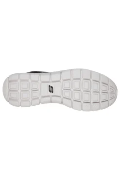 Scarpe da ginnastica grigie leggere Memory Foam Track Bucolo Skechers