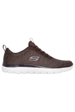 Scarpe da ginnastica marroni in maglia con Memory Foam Skechers Summits - Sorenz