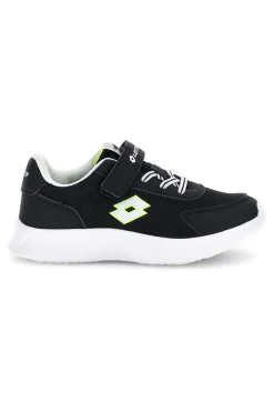 Scarpe da ginnastica nere con chiusura a strappo e memory foam Lotto RUN 90 AMF CL S