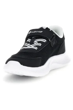 Scarpe da ginnastica nere e bianche con chiusura a strappo e memory foam Lotto RUN 90 AMF CL S