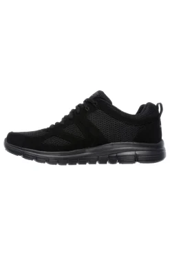 Scarpe da ginnastica nere in mesh e Memory Foam Skechers Burns - Agoura