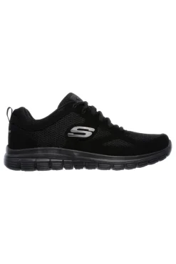 Scarpe da ginnastica nere in mesh e Memory Foam Skechers Burns - Agoura