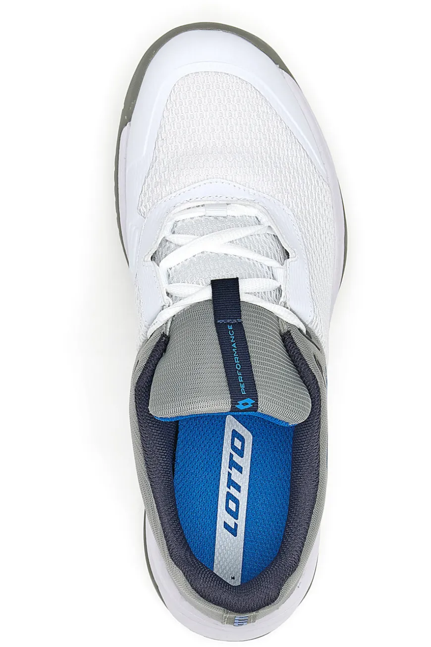 Scarpe da Padel Lotto Superrapida 600 Bianche e Grigie