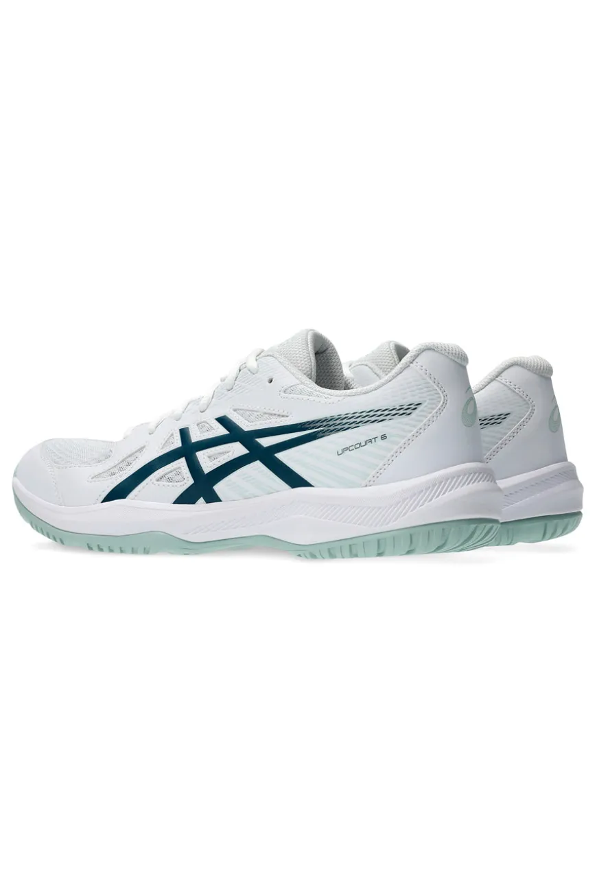 Scarpe da pallavolo bianche in mesh traspirante Asics UPCOURT 6