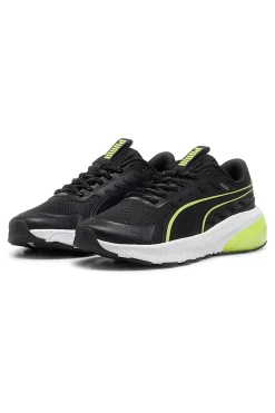 Scarpe da running nere bianche e verde lime Puma Cell Glare Jr
