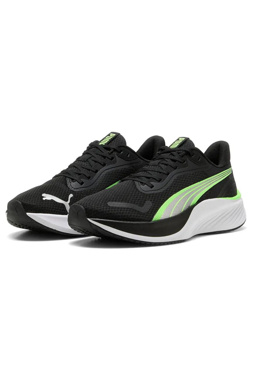 Scarpe da Running Nere e Lime Puma Pounce Lite