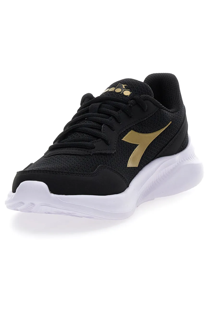Scarpe da running nere leggere in mesh Diadora Robin 6 W