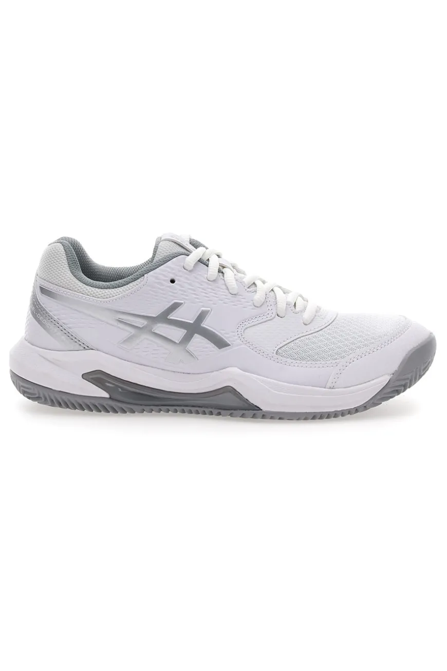 Scarpe da Tennis Bianche e Grigie Asics GEL-DEDICATE 8 CLAY