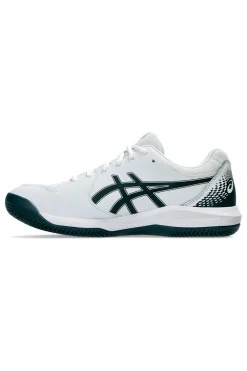 Scarpe da Tennis Bianche e Verdi ASICS GEL-DEDICATE 8 CLAY
