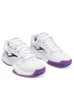 Scarpe da tennis bianco con inserti viola traspiranti Joma Master 1000 2602