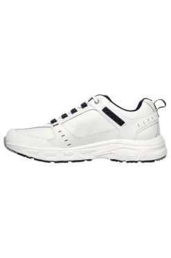 Scarpe da Trail Bianche con Tomaia in Pelle SKECHERS Relaxed Fit: Oak Canyon - Redwick