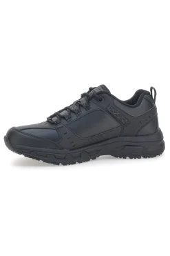 Scarpe da Trail Nere con Tomaia in Pelle SKECHERS Relaxed Fit: Oak Canyon - Redwick