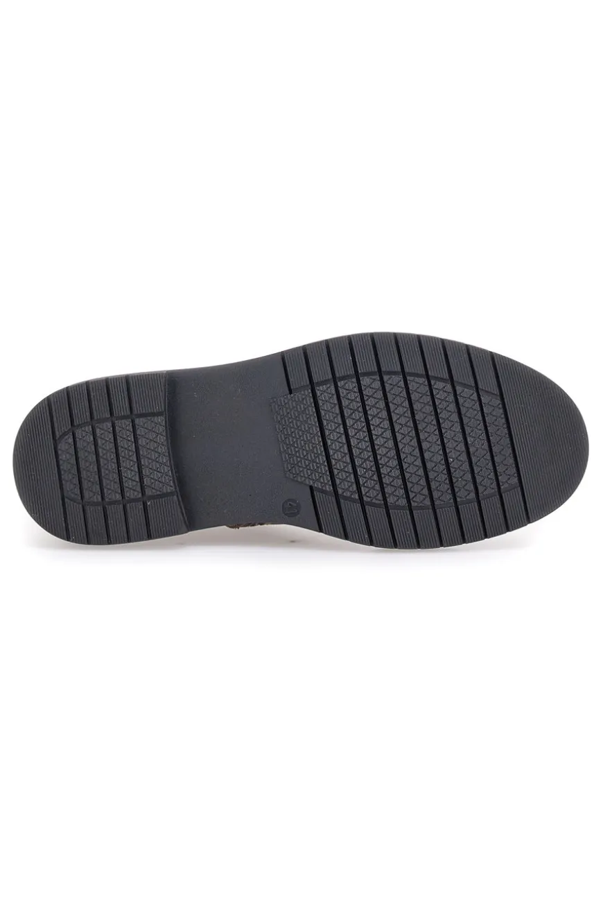 Scarpe da uomo marroni in vera pelle con zip Pittarello Eco 252520020