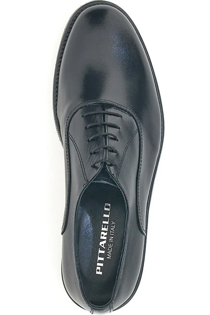 Scarpe eleganti nere con finitura lucida Made in Italy Pittarello 7700