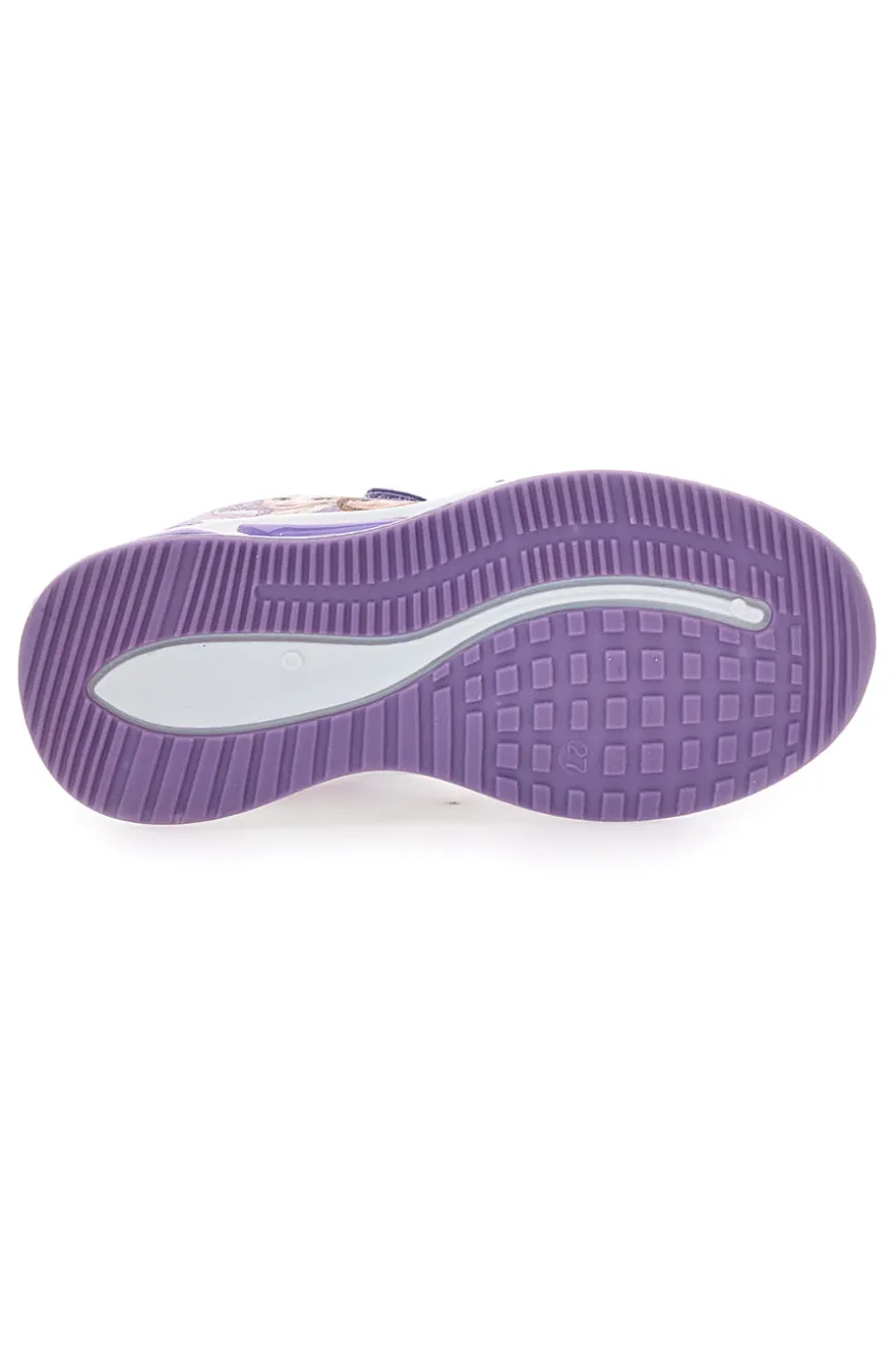 Scarpe lilla con luci e stampa Frozen D4310711S