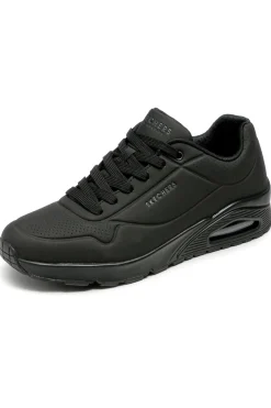 Scarpe nere con airbag visibile e Memory Foam Skechers UNO STAND ON AIR