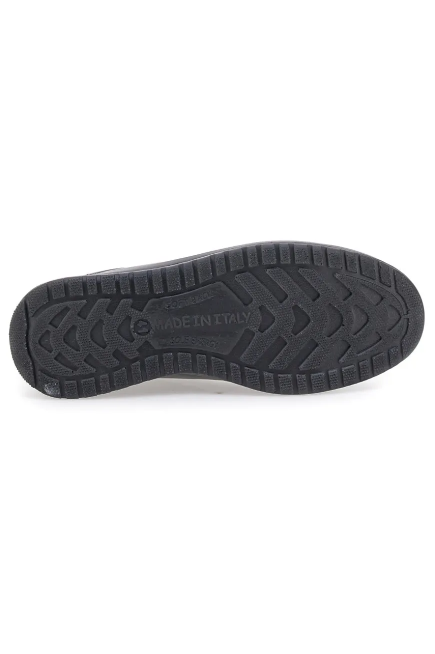 Scarpe nere con elastici frontali Made in Italy MARCO BRANDI 37