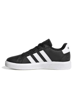 Scarpe nere con strisce bianche in materie sintetiche Adidas Grand Court 2 K