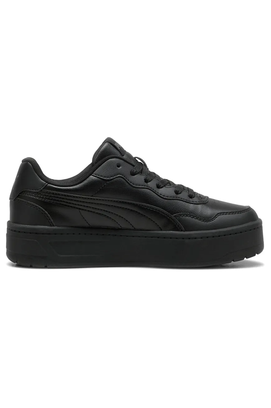 Scarpe nere con suola platform Puma Court Lally Skye