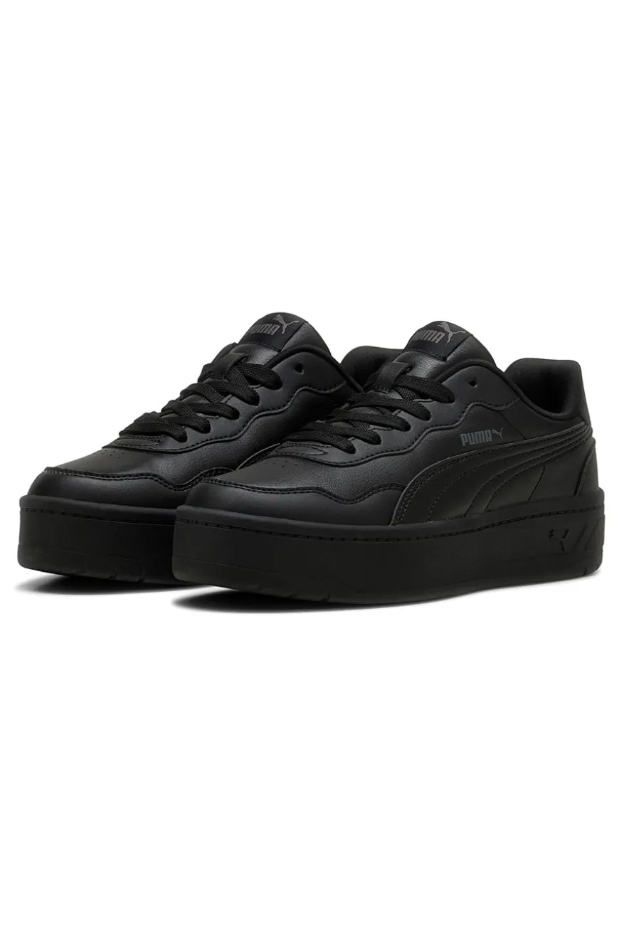 Scarpe nere con suola platform Puma Court Lally Skye