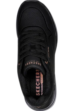 Scarpe nere con zeppa e suola Air Skechers Million Air Elevated Air