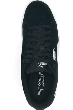 Scarpe nere in pelle con logo laterale Puma Smash 3