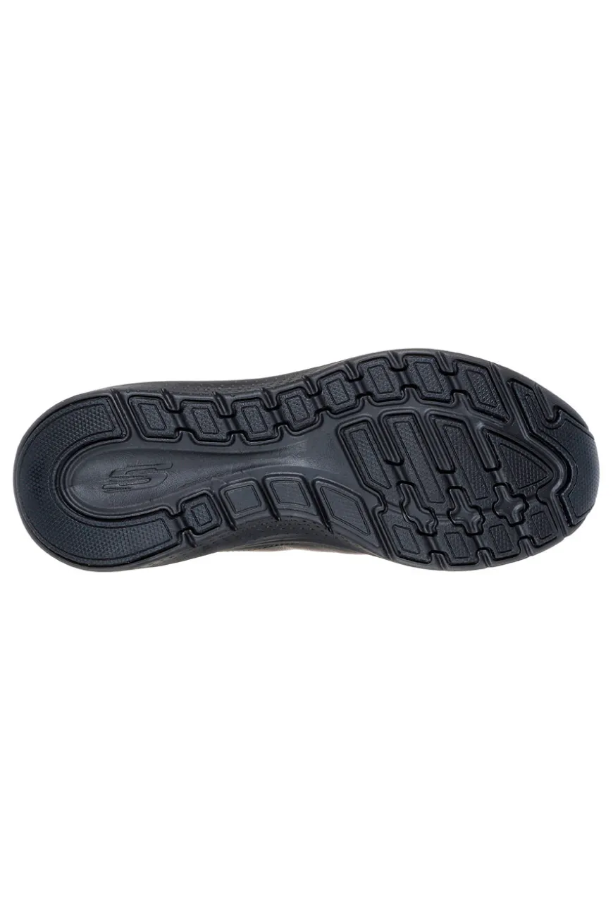 Scarpe nere in pelle con supporto plantare Skechers ARCH FIT 2.0 STAR BOUND