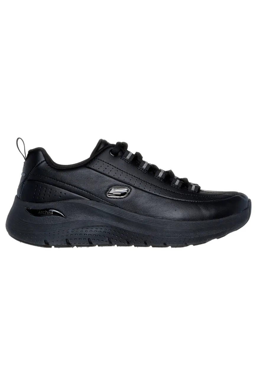 Scarpe nere in pelle con supporto plantare Skechers ARCH FIT 2.0 STAR BOUND