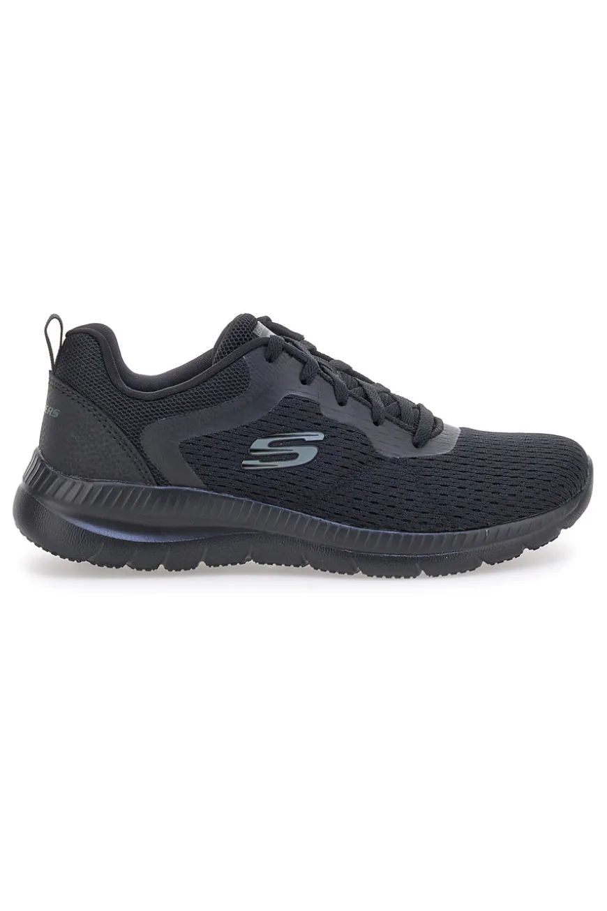 Scarpe nere leggere in mesh con Memory Foam Skechers Bountiful Quick Path