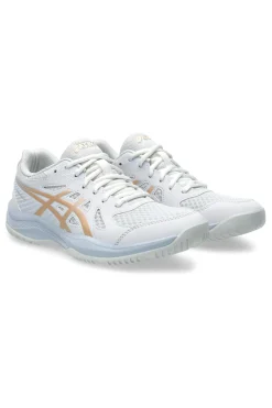 Scarpe pallavolo indoor bianche traspiranti e ammortizzate Asics UPCOURT 6