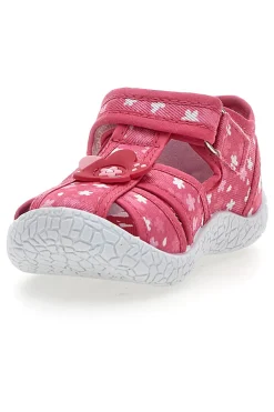 Scarpe rosa con doppio strappo Pitt kids PK2877A