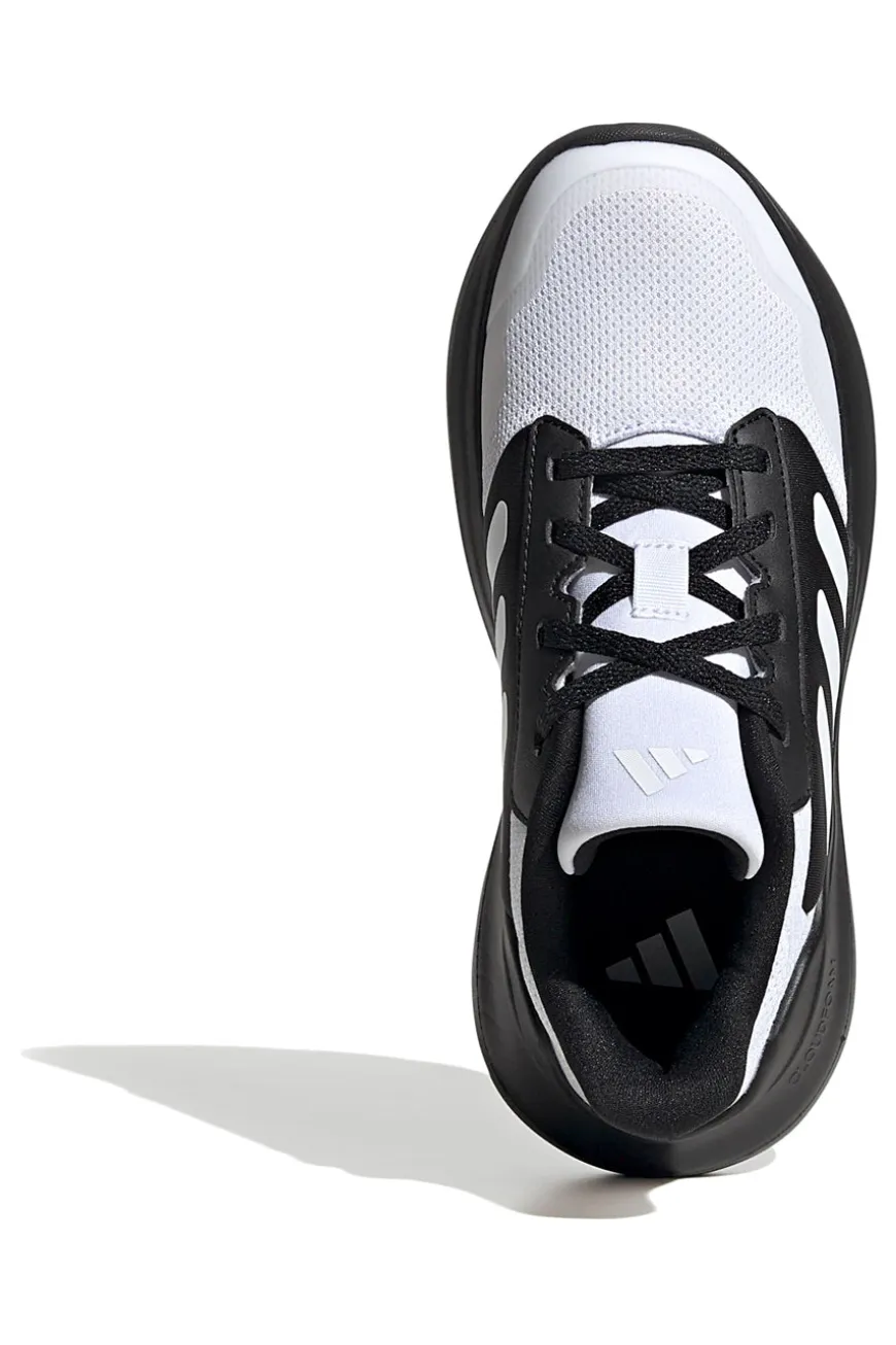 Scarpe running bianco e nero con ammortizzazione Cloudfoam Adidas Tensaur Run 3 J