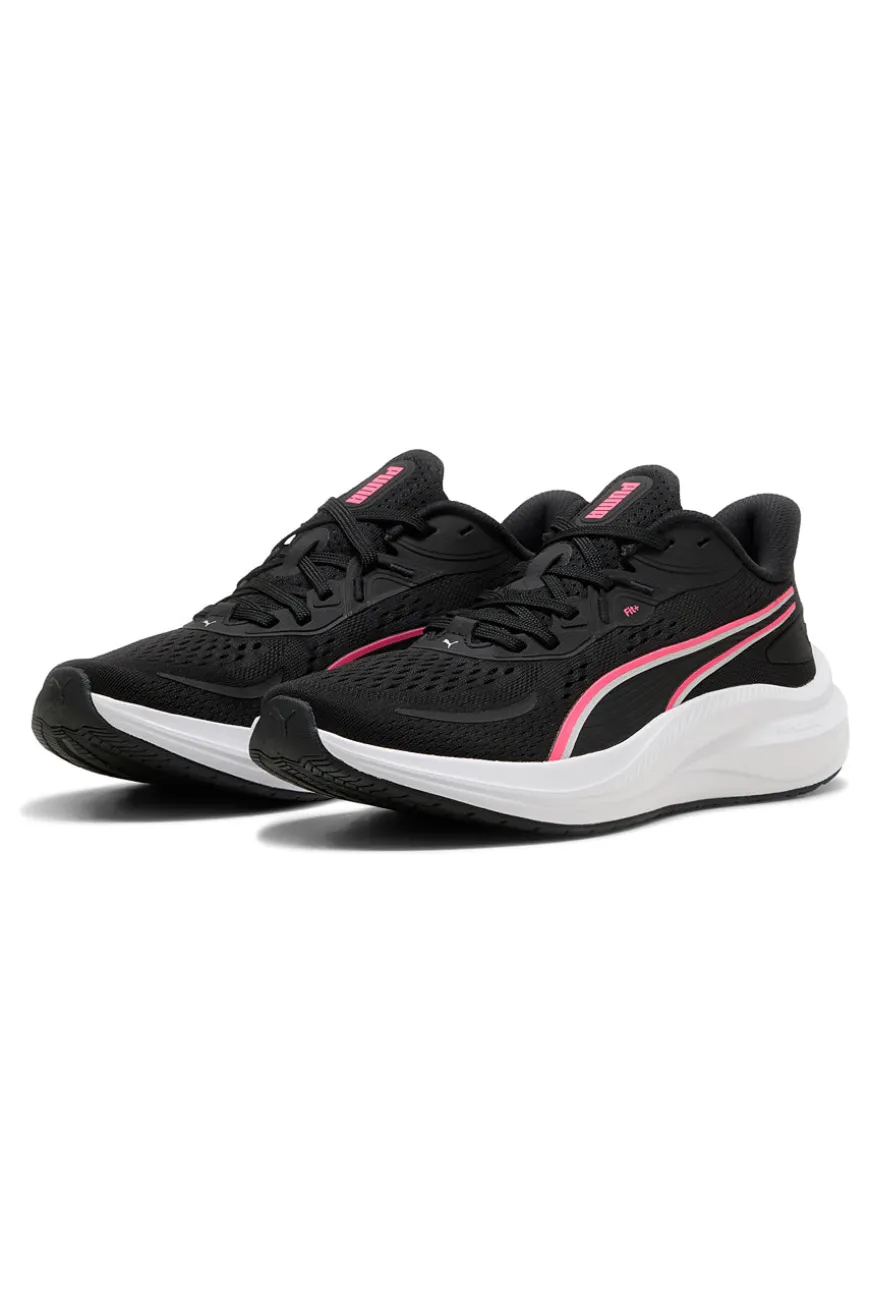 Scarpe running Nero Rosa ammortizzate leggere Puma Skyrocket Lite 2