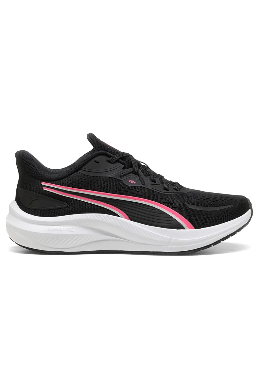 Scarpe running Nero Rosa ammortizzate leggere Puma Skyrocket Lite 2