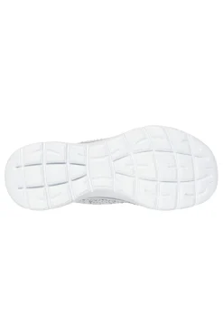 Scarpe slip ins bianco con strass in mesh Skechers Summits brilliant shine