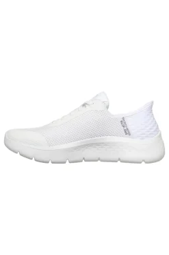 Scarpe slip ins bianco in mesh Skechers Go walk flex grand entry