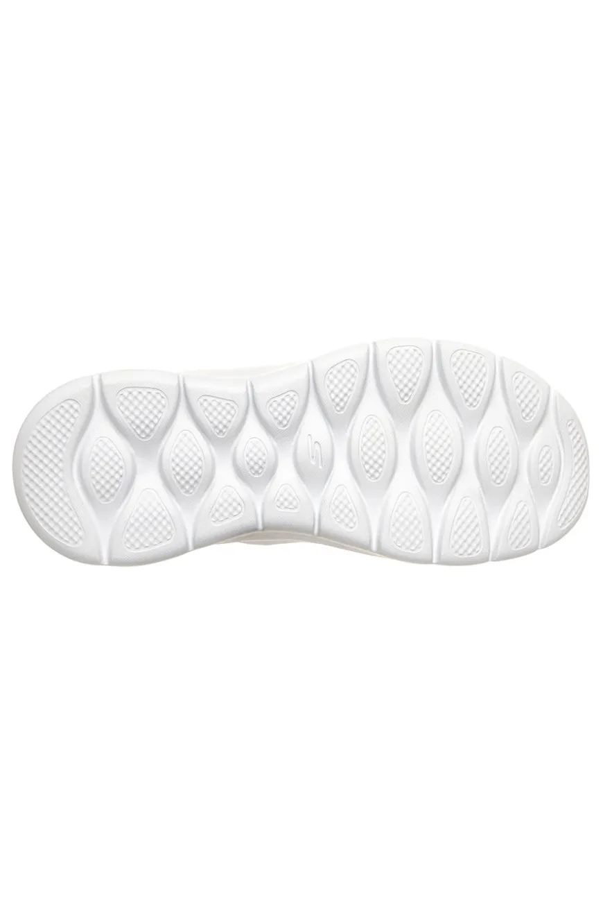 Scarpe slip ins bianco in mesh Skechers Go walk flex grand entry