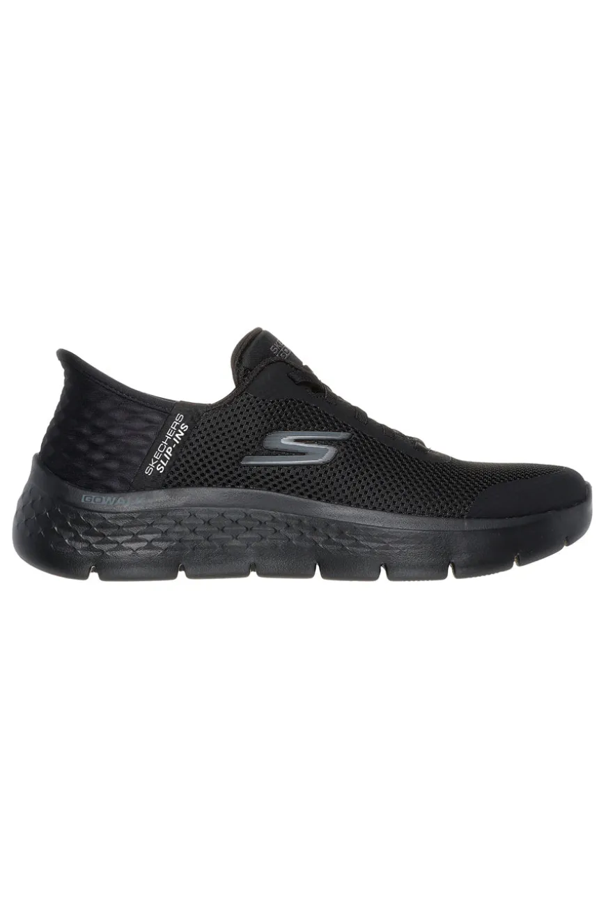 Scarpe slip ins nero in mesh Skechers Go walk flex grand entry