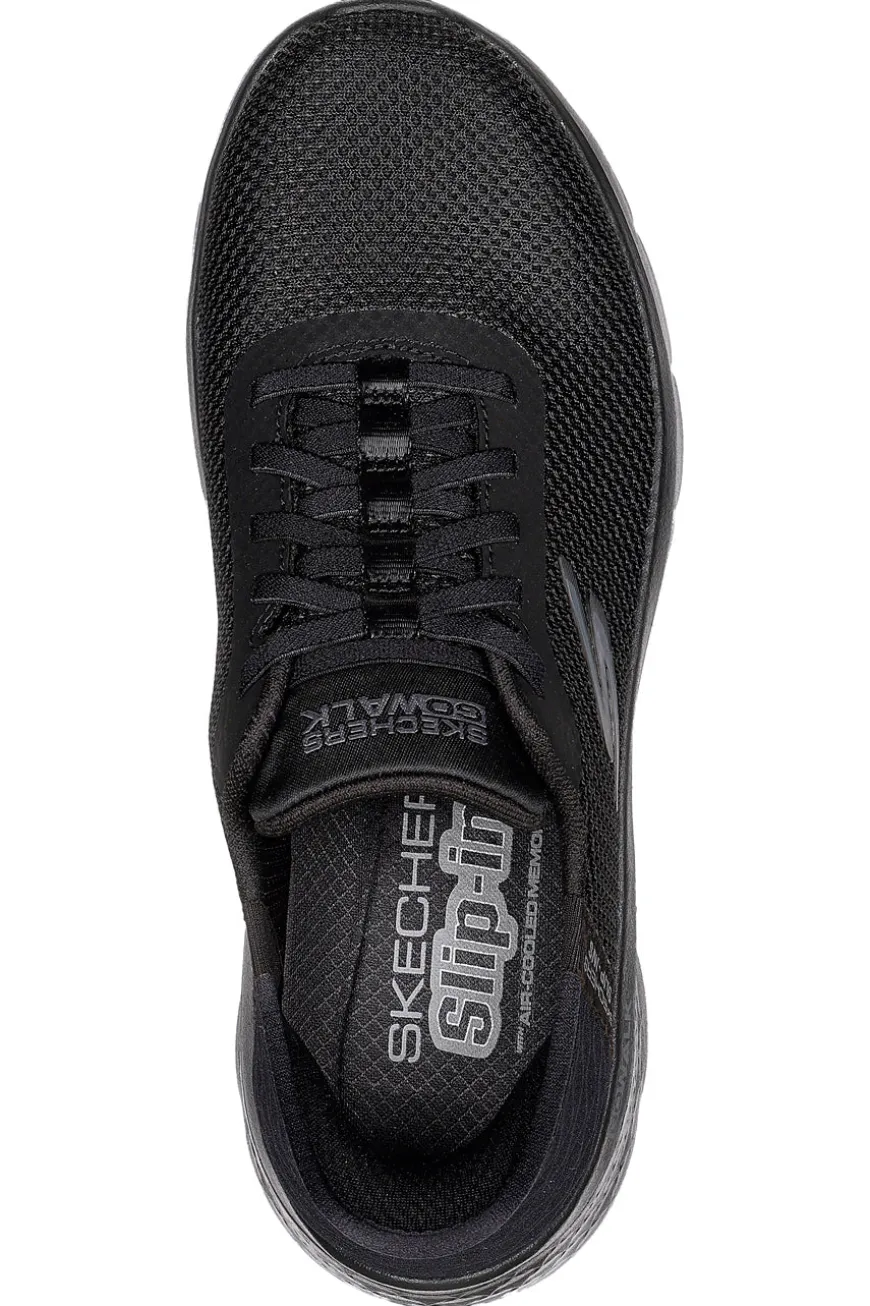 Scarpe slip ins nero in mesh Skechers Go walk flex grand entry