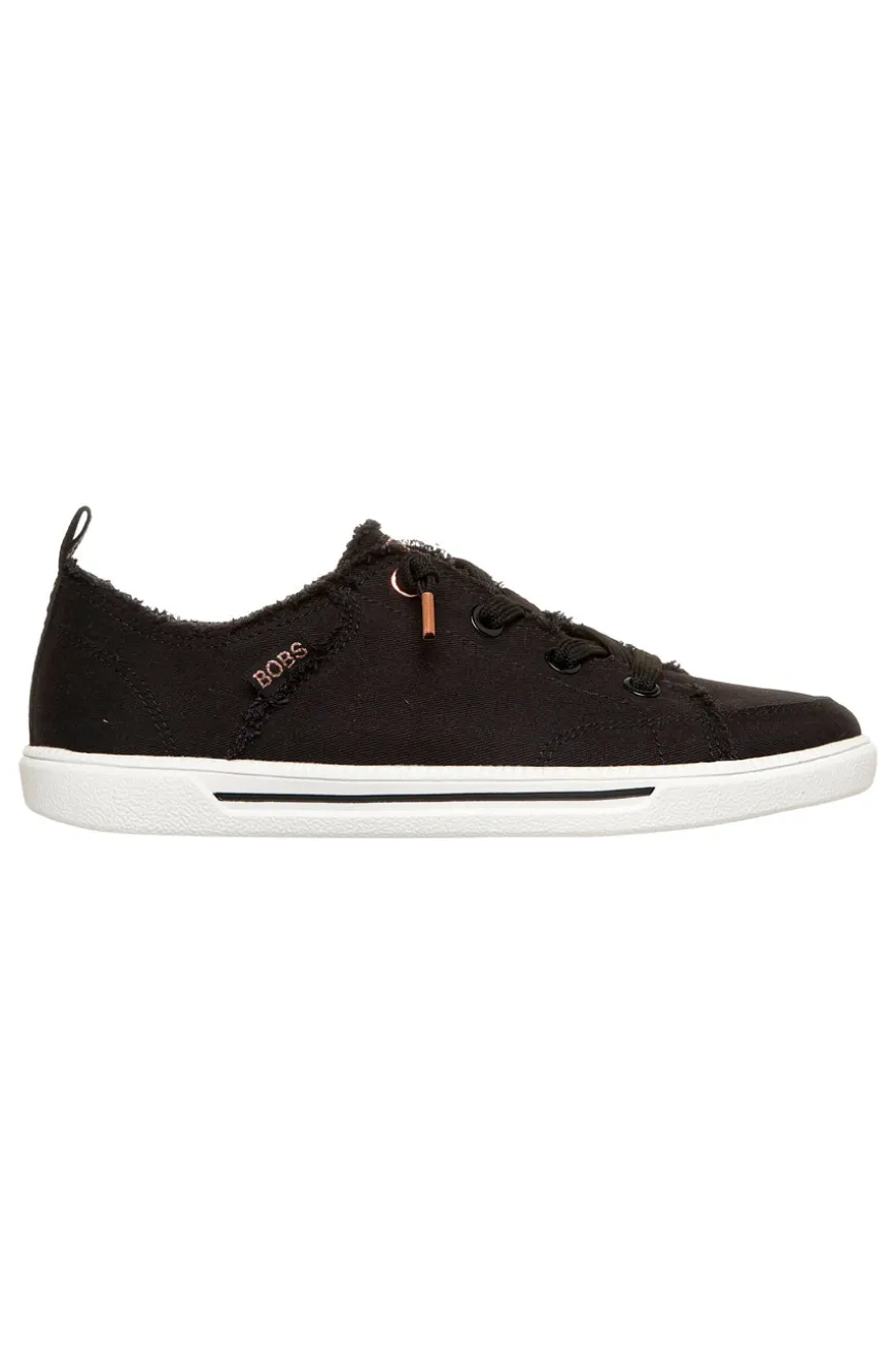 Scarpe slip on nero in canvas Skechers B cute 2.0