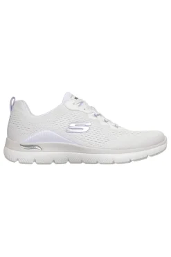 Scarpe sportive bianche in mesh Skechers Arch fit summits daily flow