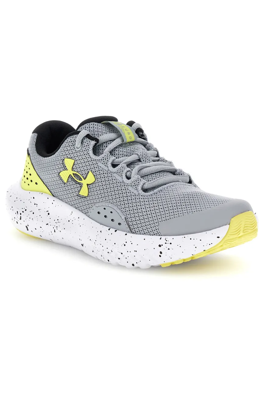 Scarpe sportive grigio giallo mesh traspirante Under armour Surge 4 BGS