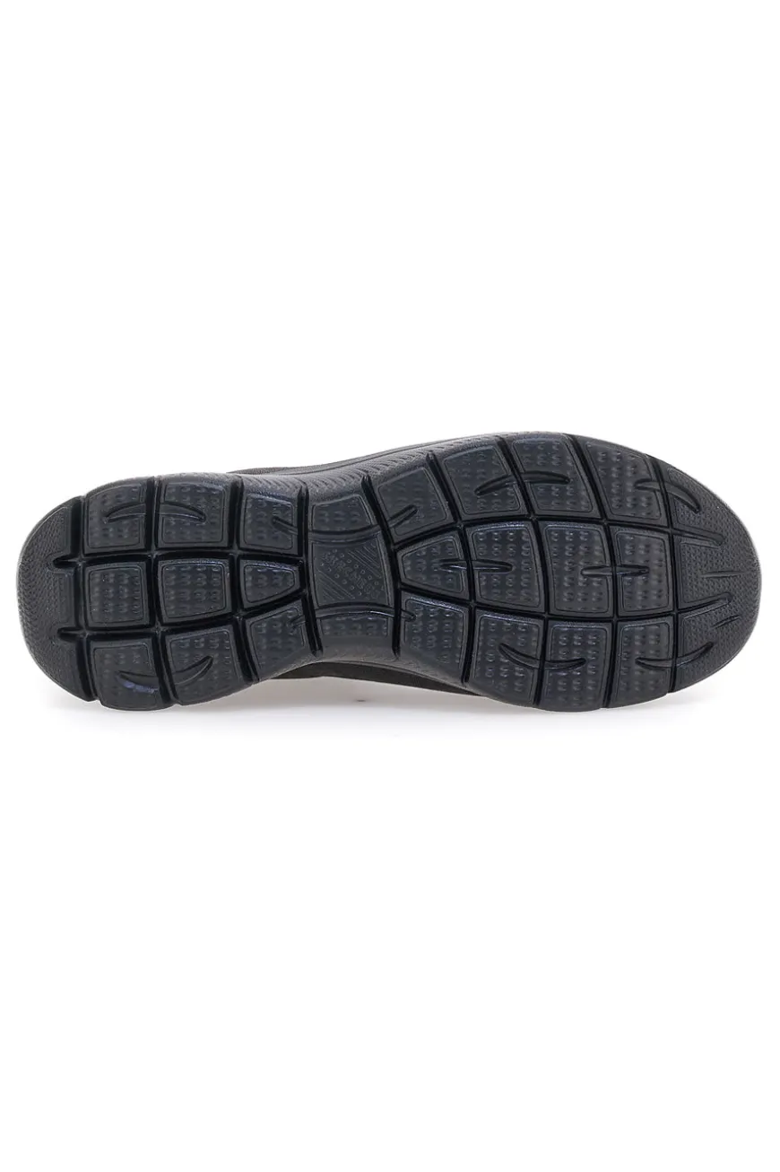 Scarpe sportive nere slip-on leggere Skechers Summits Itz Bazik